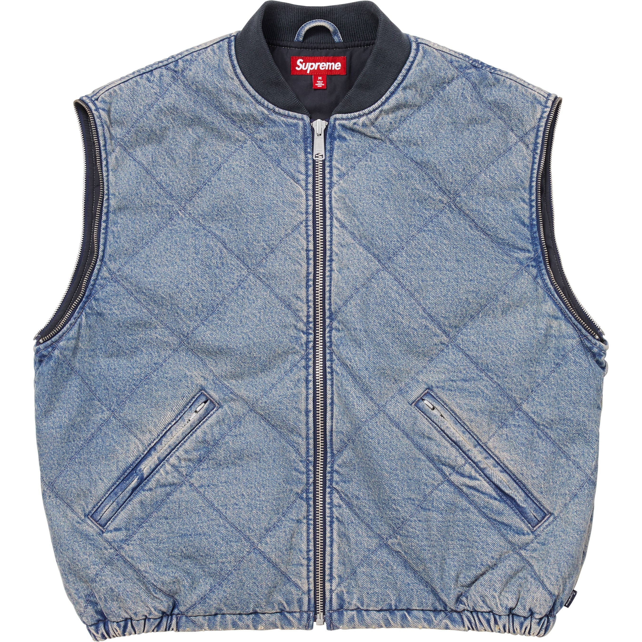 Zip-Off Sleeve Quilted Bomber Jacket view 5